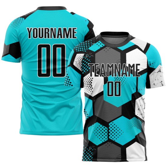 Custom-logo team short-sleeve football jerseys – brand-new latest design