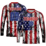 Custom-name and logo-printed long-sleeve football jerseys – latest design, prices inspired by France