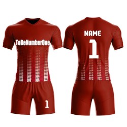 Unisex quick-dry football training wear – popular children’s kits with custom name and logo, sublimation shirt set style