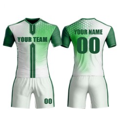 Custom-designed football club jerseys – French-style sublimation print, personalized for adults