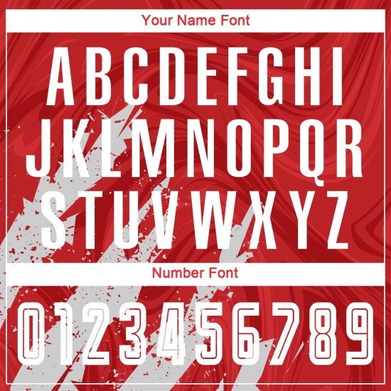 Jersey White Soccer Sublimation Uniform Custom Red