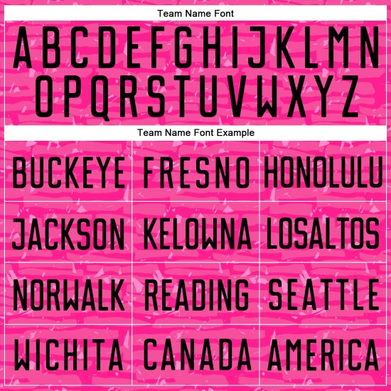 Uniform Black Custom Pink Jersey Soccer Sublimation