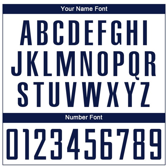 Soccer Uniform Sublimation White Jersey Navy Custom